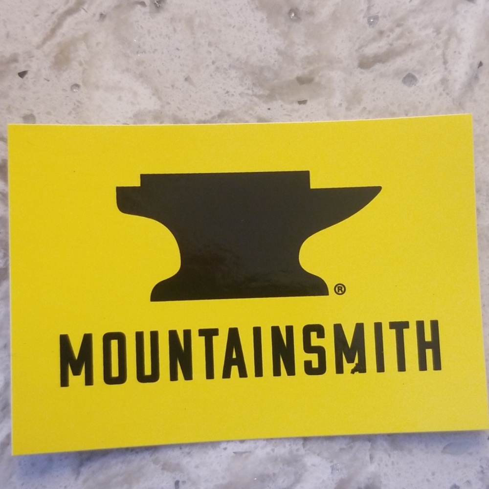 MountainSmith Yellow Sticker